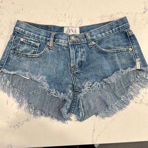 One Teaspoon Denim Shorts